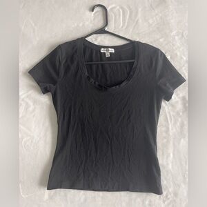 Derek Heart Black Short Sleeve Tee